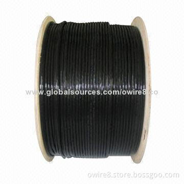 RG6 coaxial cable, (RG-6 standard shield, RG6B/U)